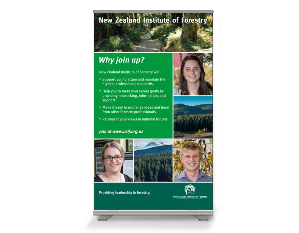 Promotional Banner, NZIF