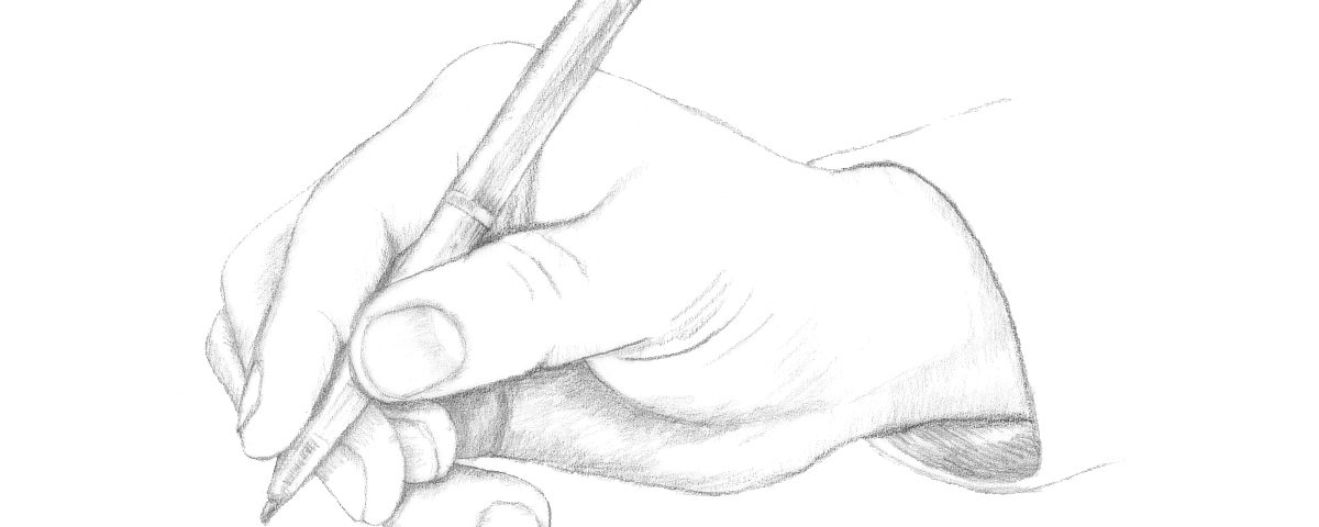 Writing Hand illustration