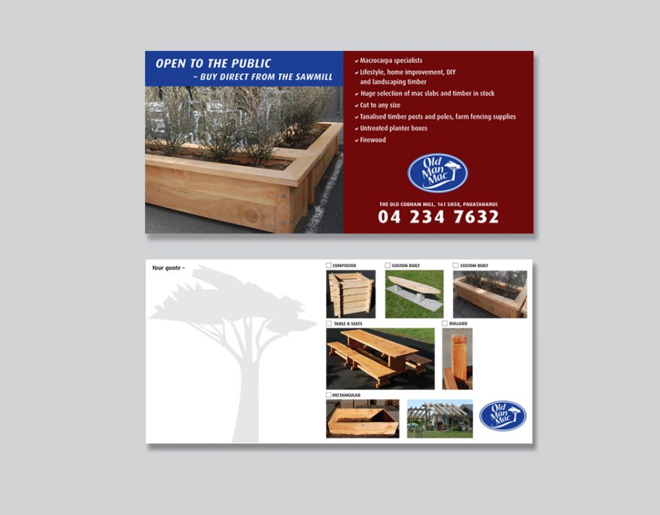 Postcard DL double-sided