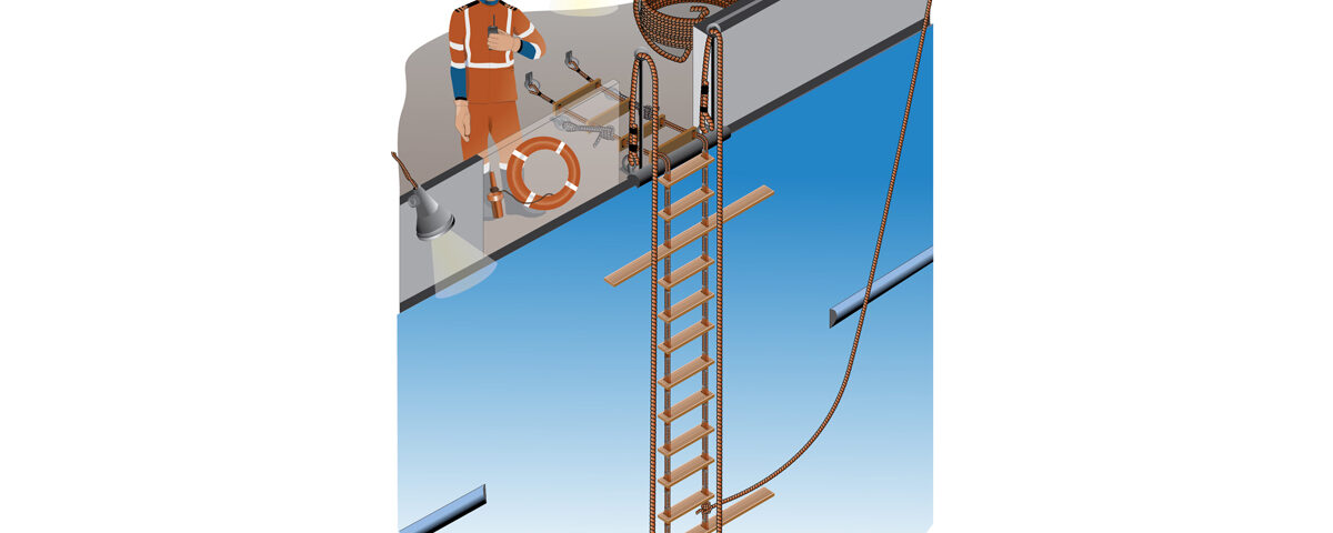 Illustration – pilot ladder